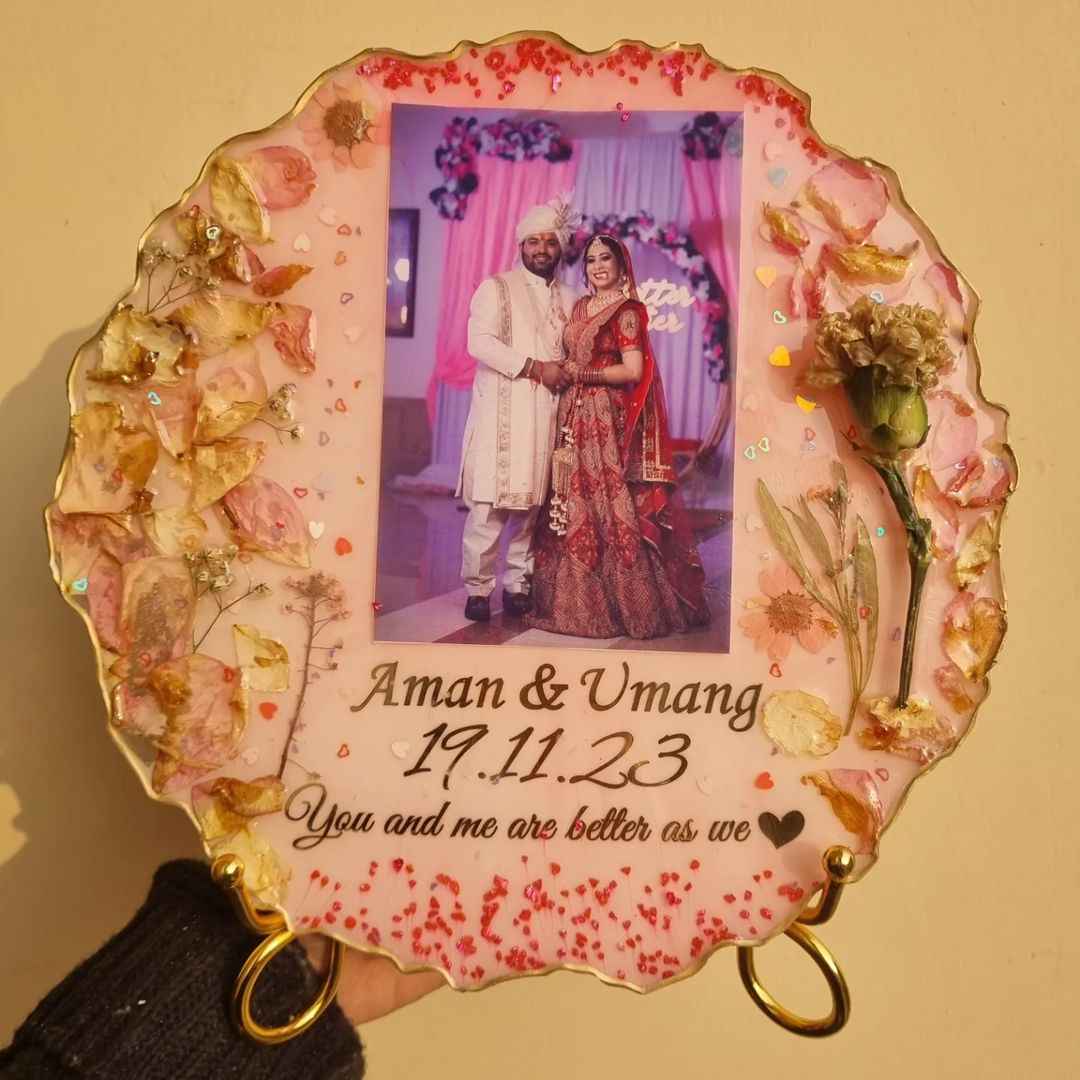 Zigzag Floral frame