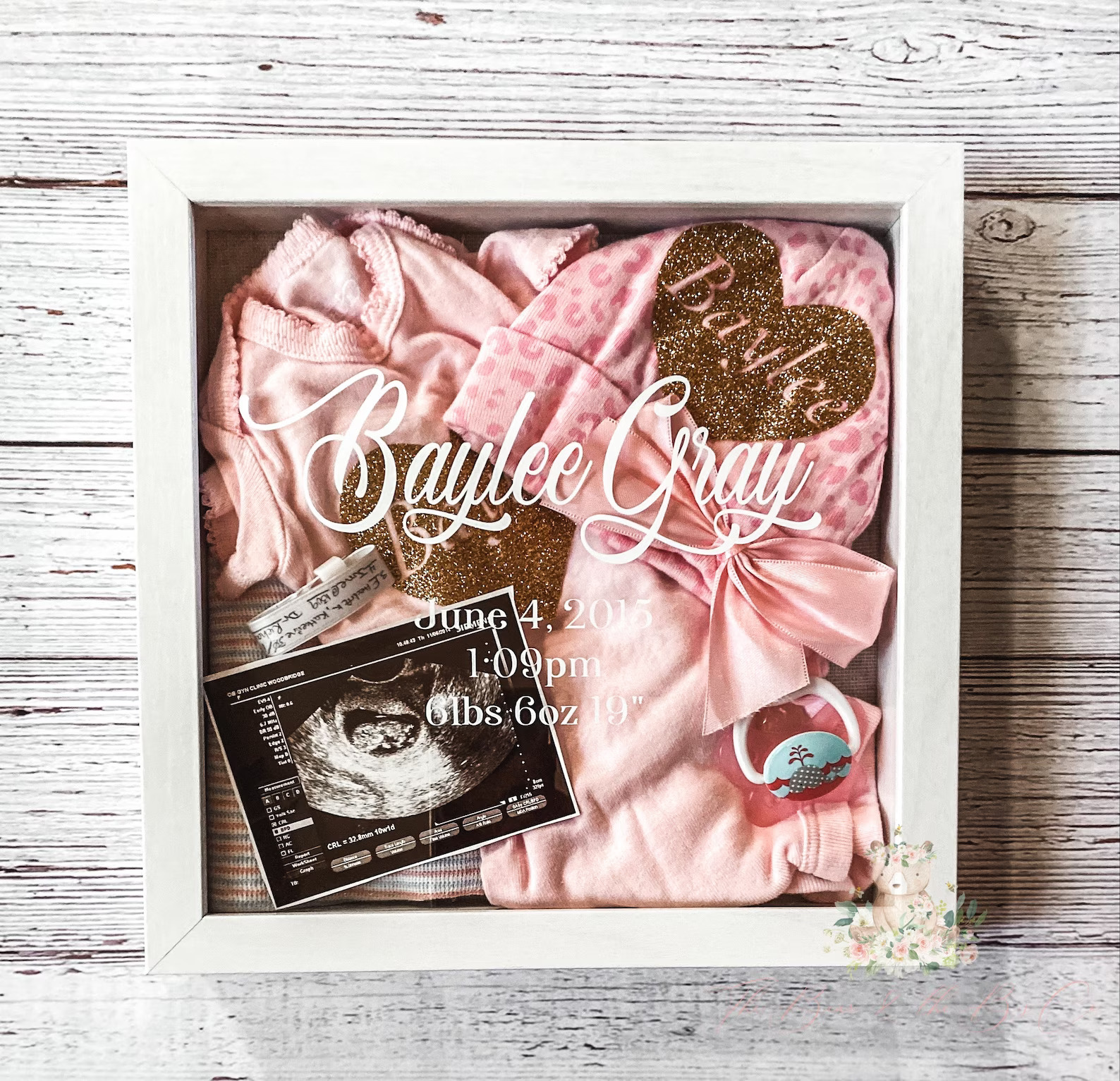 Baby Shadow box - 2 inch thick