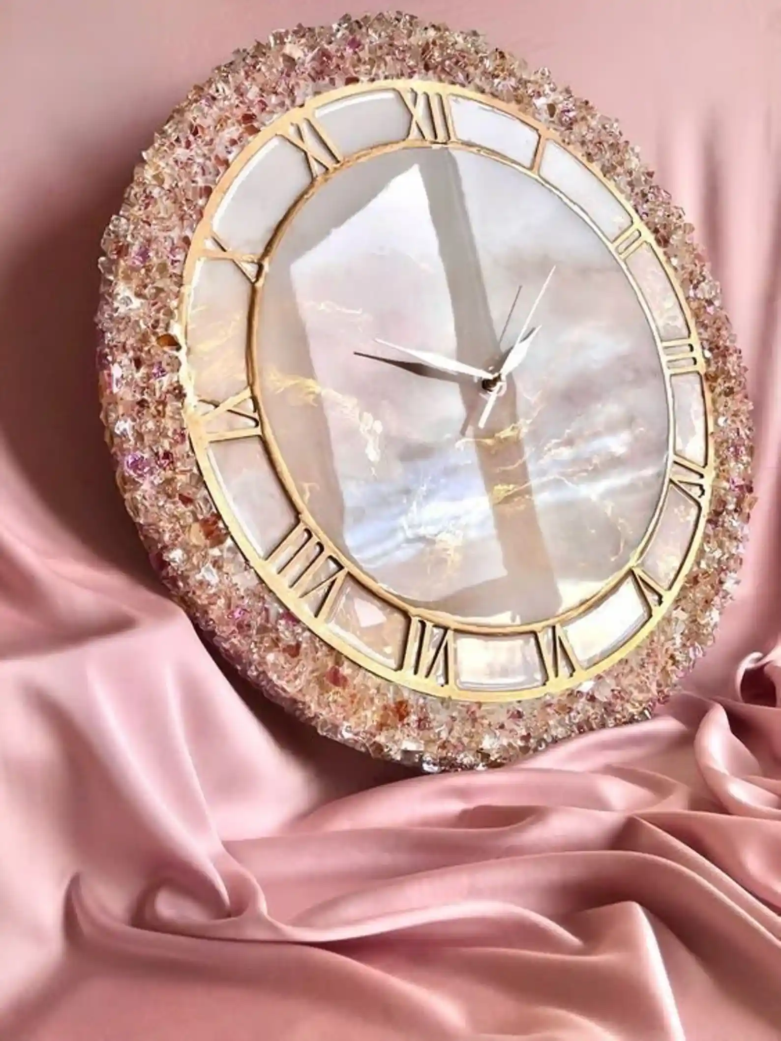 Crystals Wall Clock