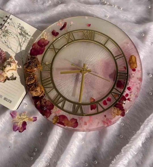 3D Floral Clock